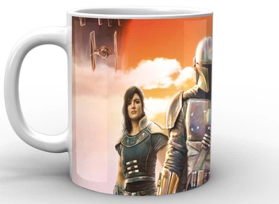 Кружка GeekLand Звёздные войны Мандалорец арт к сериалу Star Wars The Mandalorian TM.04.08