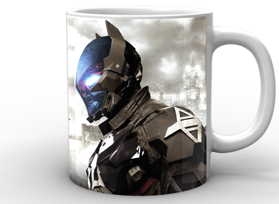 Кухоль GeekLand білий Бетмен Batman Batman Arkham Knight BM.02.008