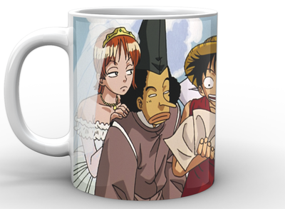 Кухоль Geek Land білий Великий куш One Piece все в зборі OP.02.002