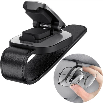 Автомобильный держатель для очков Baseus Platinum Vehicle Eyewear Clip (clamping type). Silver