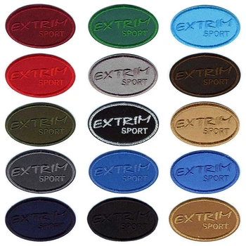 Нашивки для ремонту одягу Embroidery Extrim Sport 65x40 мм 15 шт (68793)