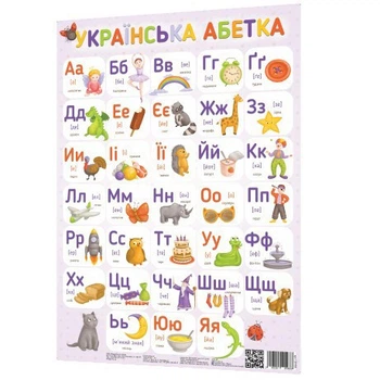 Плакат Украинский алфавит 120498 4467116