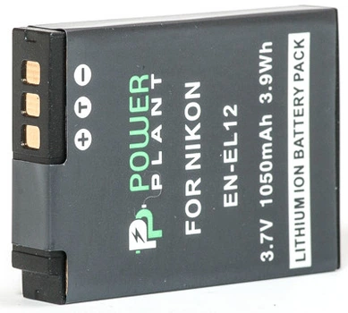 Аккумулятор PowerPlant Nikon EN-EL12 1050mAh 1527540