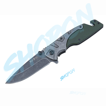 Нож тактический, складной нож карманный для рыблки, охоты, Bounce GHU-3211, зеленый