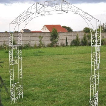 Арка для квітів велика DecorArt "Прованс розбірна" 200x170 см біла