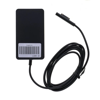 Блок живлення для планшетів Microsoft 15V 2.58A 44W, 6‑pin, чорний (без кабелю) — сумісний із Surface Pro 5, Pro 6, Pro 4, Pro 3, Book