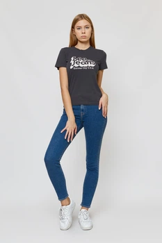 Футболка Lee SLIM LOGO TEE Slim Fit (L44CEPON) Темно-серый S-00