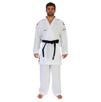 Кимоно для каратэ "JIN KUMITE GI ELITE" Premier League (красные полосы на плечах) SMAI белое размер 6 (190)