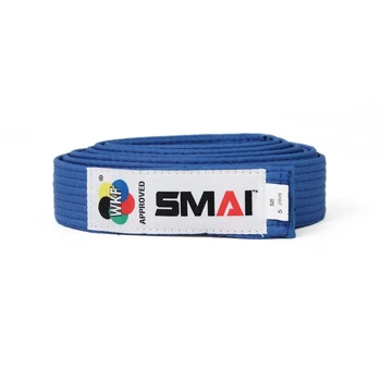 Пояс для кимоно с лицензией WKF SMAI голубой размер 300