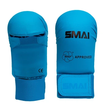 Перчатки для карате с лицензией WKF SMAI синие XL