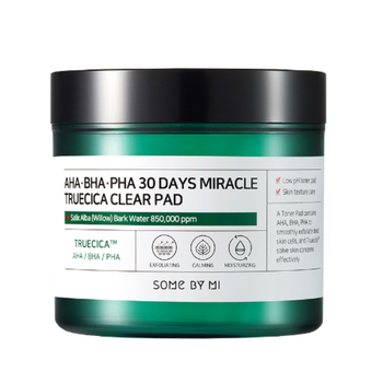 Диски Some By Mi AHA BHA PHA 30 Days Miracle Truecica Clear Pad с кислотами 70 шт