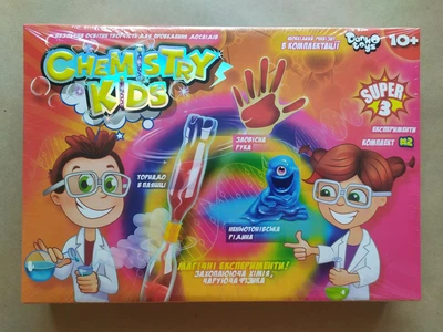Набор для проведения опытов Danko Toys Chemistry Kids малый №2 (Укр) (CHK-02-02U)