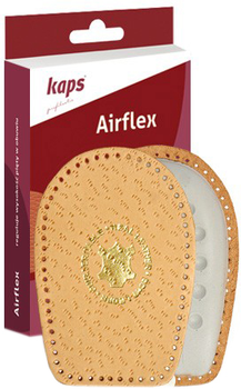 Ортопедичні підп'ятники Kaps Airflex виготовлені з натуральної шкіри та латексної піни 37 р (030303_37)