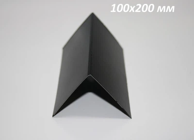 Ценник меловой Mobius 100х200 мм V-образный черный грифельный горизонтальный (5 шт)