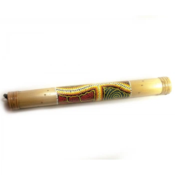 Музичний інструмент ShamanShop Звуки дощу Rainstick розписний (40х5х5 см) К29394