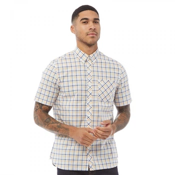 Сорочка Fred Perry Four Colour Gingham Shirt Soft Yellow Dark Yellow, XS (40) (11040818)