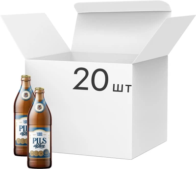 Will Brau Pils deLuxe світле фільтроване 0,5 л × 20