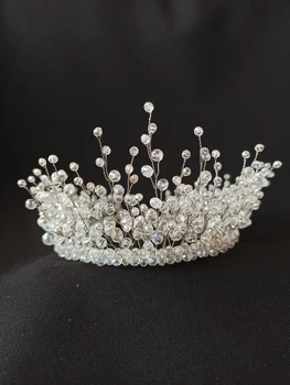Діадема весільна Ksenija Viyali Crystal DI-0001