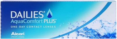 Контактні лінзи Alcon Dailies Aqua Comfort Plus BC=8.7 DIA=14.0 PWR=-13.50 10 лінз