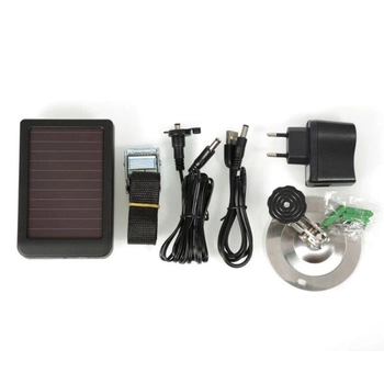 Солнечная зарядка с аккумулятором для фотоловушек и охотничьих камер Suntek HC-300, HC-500 и других, с