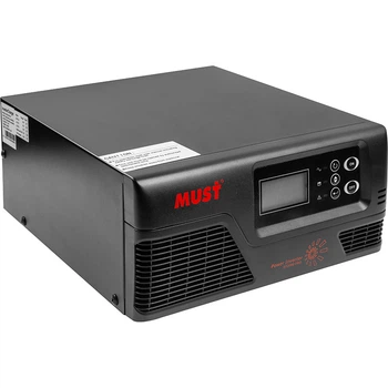 Преобразователь напряжения Must 1000W с чистой синусоидой,12V, LCD (EP20-1012PRO)