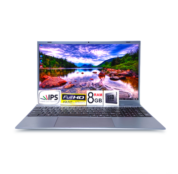 Ультрабук Silver Notebook 15.6 IPS FHD Celeron J4125 4ядра 8GB RAM SSD128GB Intel UHD Graphics Б/У