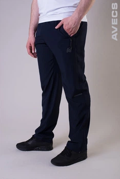 Брюки спортивные без подкладки синие Avecs 70160-AV Dark blue L