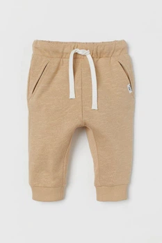 Спортивные штаны светло-бежевые неутепленные H&M 92см (40004184)