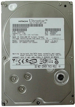 Жесткий диск Hitachi HGTS Ultrastar 1ТБ 7200об/м 32МБ 3.5" SATA II (HUA721010KLA330) Refurbished v3