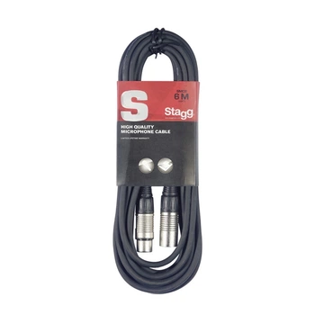 Микрофонный кабель Stagg SMC6 XLR/XLR 6м