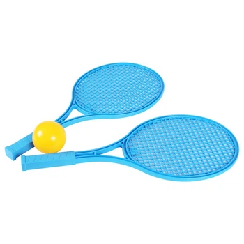 Игровой Набор для игры в теннис ТехноК 0380TXK(Blue) (2 ракетки+мячик) Синий