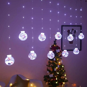 Гирлянда "Подарочки" Xmas WW-1 Copper Curtain Ball Lamp (Niz13401)