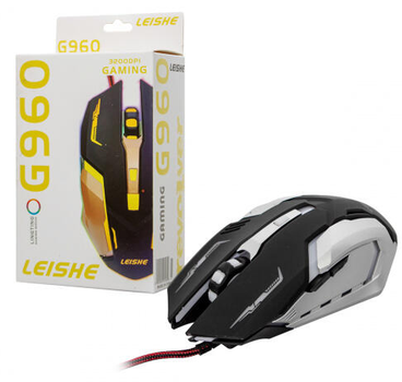 Игровая мышь LEISHE G960 Gaming Mouse Silver