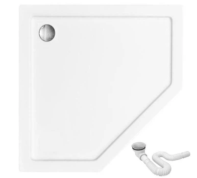 Душовий піддон REA DIAMOND 90x90 WHITE