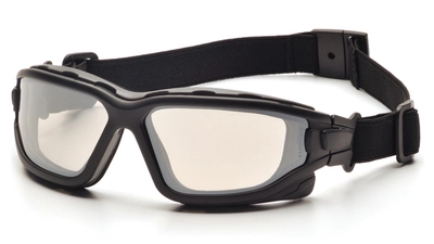 Балістичні окуляри захисні із ущільнювачем Pyramex i-Force XL (Anti-Fog) (indoor/outdoor mirror) дзеркальні напівтемні