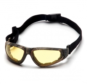 Очки защитные с уплотнителем Pyramex XSG (amber) Anti-Fog, желтые