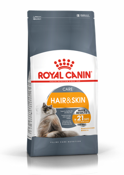 Сухий корм для кішок Royal Canin HAIR AND SKIN для кішок з чутливою шкірою і шерстю 400г