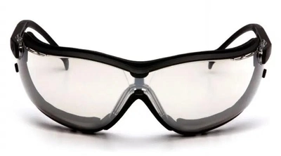 Балістичні окуляри тактичні з ущільнювачем Pyramex V2G Anti-Fog дзеркальні напівтемні (2В2Г-80)