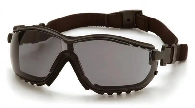 Баллистические очки тактические с уплотнителем Pyramex V2G Anti-Fog, серые (2В2Г-20)