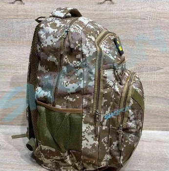 Рюкзак тактический мужской 30 литров объем, тактичний рюкзак, пиксель Bounce ar. RT-1030, зеленый