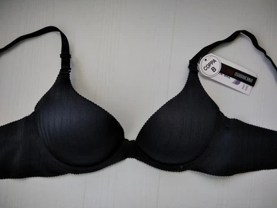 Бюстгальтер Miss Luna бесшовный push up рука Адама черный 80В 8506