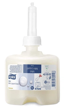 Рідке мило для рук Tork 420502 Premium м'яке, картридж 475 мл