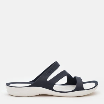 Жіночі шльопанці Crocs Jibbitz Swiftwater Sandal 203998-462 39-40 (W9) 25 см Темно-сині (191448231832)