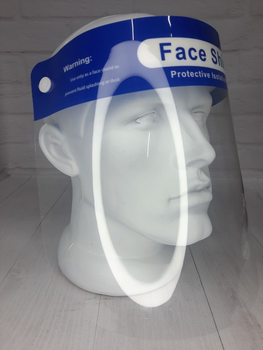 Защитный экран для лица Q-Med Clear Vision 2, прозрачный, на резинке