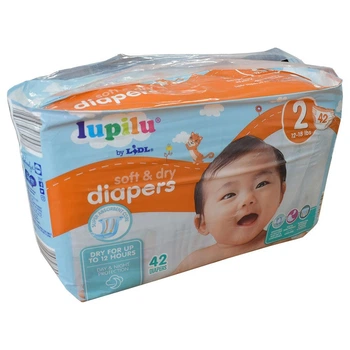 Подгузники Lupilu Soft & Dry 2 (5-8 кг), 42 шт 4056489379577
