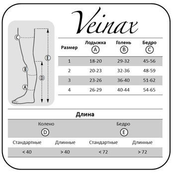 Компрессионные колготы медицинские Vienax 883R Microtrans класс 3 Бежевый 4