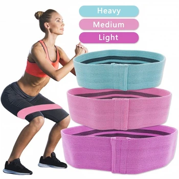 Фітнес гумки Hip Resistance Band у комплекті 3 штук суперміцні (HRB)