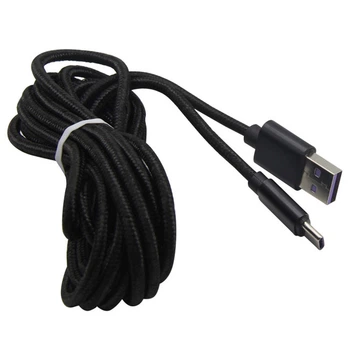 Кабель USB Type-C Honson для зарядки джойстика Xbox Series X / S черный (3 м)