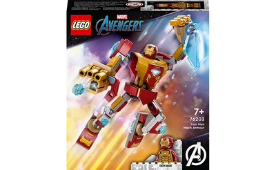 Конструктор LEGO Marvel Avengers Робоброня Залізної людини 130 деталей (76203)