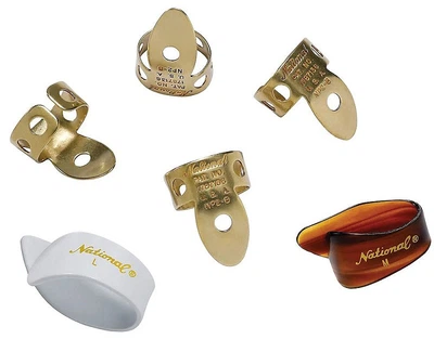 Набор когтей медиаторов на пальце D'ADDARIO National Pick Variety Pack - Finger and Thumb Picks 6 Pack